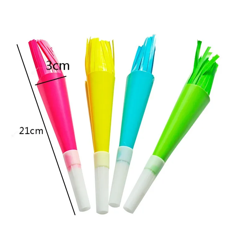 4PCS Colorful Blowout Party Props Noise Maker/Whistle Favor Birthday Party Kids Toy Decoration Supplies Eco-Friendly
4PCS Colorful Blowout Party Props Noise Maker/Whistle Favor Birthday Party Kids Toy Decoration Supplies Eco-Friendly