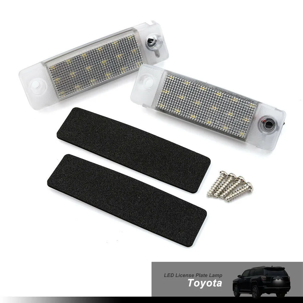2x White LED License Plate Light Lamp For 1996-2021 Toyota 4Runner 08-19 Sequoia Automobile Accessories Easy To Install And Use
2x White LED License Plate Light Lamp For 1996-2021 Toyota 4Runner 08-19 Sequoia Automobile Accessories Easy To Install And Use