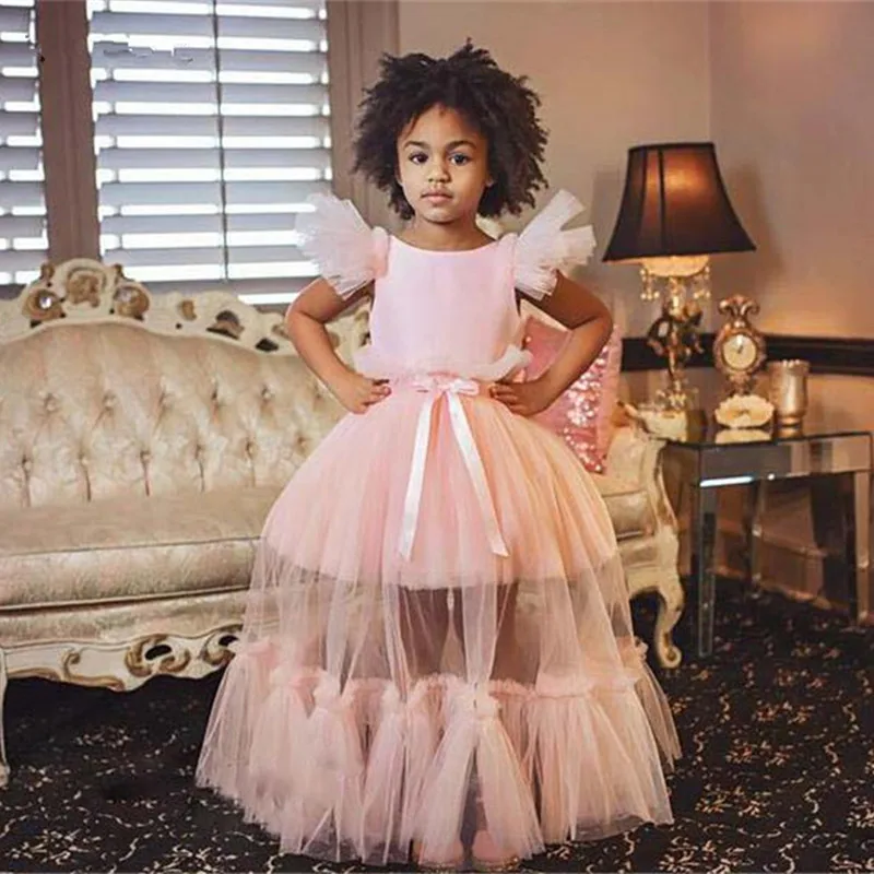 Pink Puffy Flower Girl Dresses for Wedding Layered Tulle Lace appliques Kids Pageant Party Birthday Gown for girls
Pink Puffy Flower Girl Dresses for Wedding Layered Tulle Lace appliques Kids Pageant Party Birthday Gown for girls
