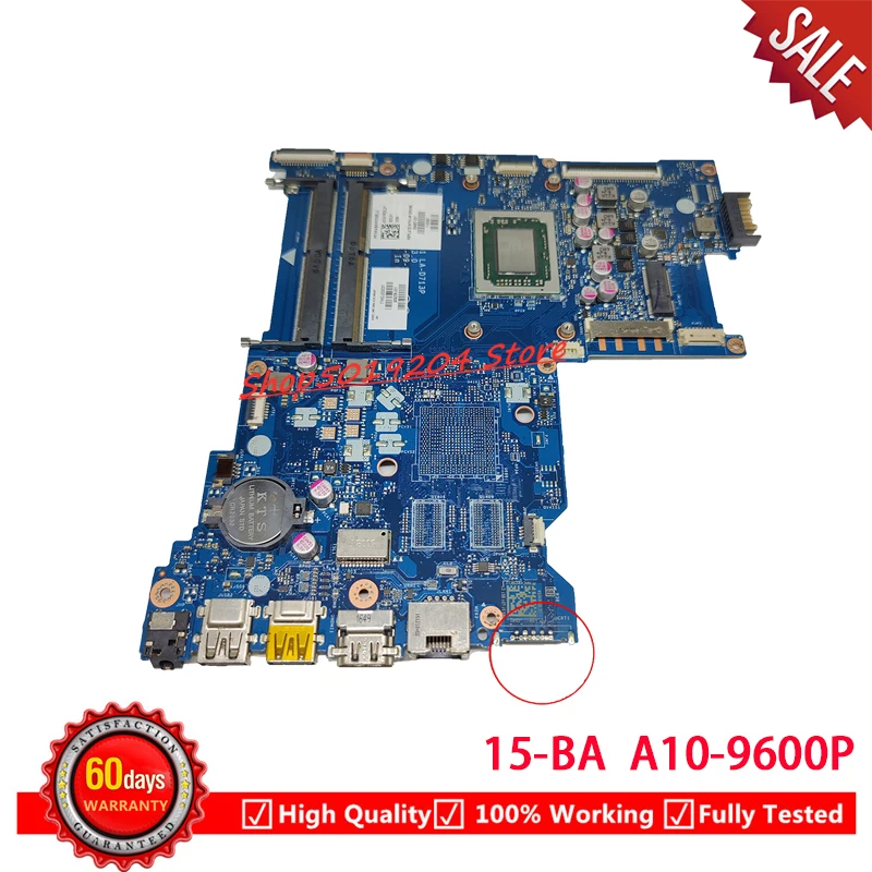 Материнская плата BDL51 для ноутбука HP 15-BA 15Z-BA LA-D713P 854957-001 854957-601 909256-001 материнская с