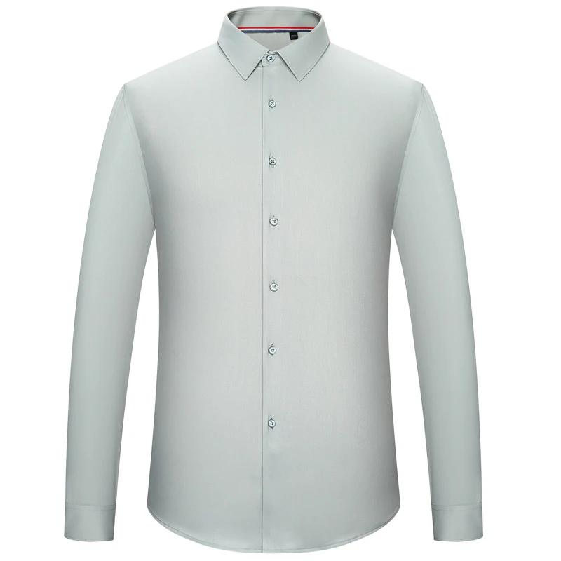 Men's Fashion Bamboo-fiber Dress Shirts Pocket-less Design Comfortable Standard-fit Formal Business Long Sleeve Classic Shirt
Men's Fashion Bamboo-fiber Dress Shirts Pocket-less Design Comfortable Standard-fit Formal Business Long Sleeve Classic Shirt