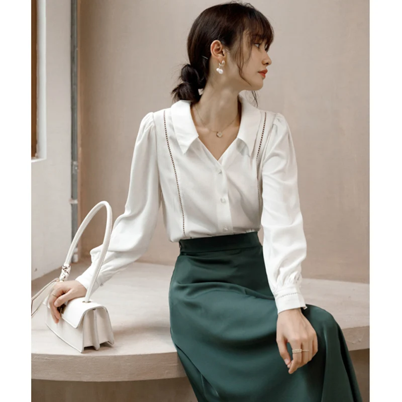 MISHOW 2021 Autumn Fashion New Shirts Women Long Sleeve Blouses Casual Office Lady Loose Shirt Female Clothing MXA32C0063
MISHOW 2021 Autumn Fashion New Shirts Women Long Sleeve Blouses Casual Office Lady Loose Shirt Female Clothing MXA32C0063