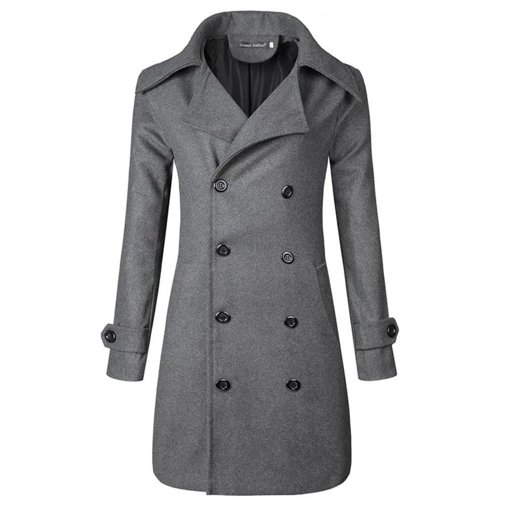 Men Coat Fashion Winter Trench Coat Double Breasted Warm Tops Jacket Formal Overcoat Wedding Outwear Stylish Jackets for Men
Men Coat Fashion Winter Trench Coat Double Breasted Warm Tops Jacket Formal Overcoat Wedding Outwear Stylish Jackets for Men