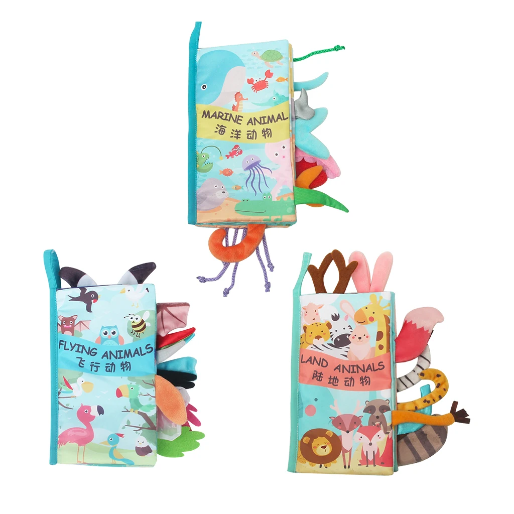 Baby Cloth Book Soft Animal Shower Book Toy Newborn Stroller Hanging Washable Toy Early Learning Educational Baby Toys
Baby Cloth Book Soft Animal Shower Book Toy Newborn Stroller Hanging Washable Toy Early Learning Educational Baby Toys