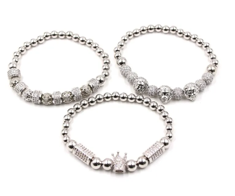 8mm 3set/lot yf3 silver gold Crown Lion head copper micro pave cz zircon cubic zirconia Bracelet adjusted Charm Bangles
8mm 3set/lot yf3 silver gold Crown Lion head copper micro pave cz zircon cubic zirconia Bracelet adjusted Charm Bangles