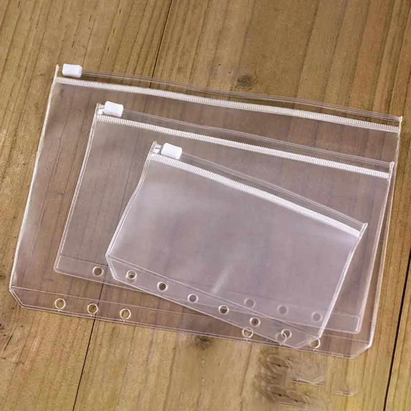Vividcraft Standard Transparent PVC Clip File Zipper 6 Bag Bag Collection A7 Pocker Pouches Holes Plastic File For Kids A5 W9P2
Vividcraft Standard Transparent PVC Clip File Zipper 6 Bag Bag Collection A7 Pocker Pouches Holes Plastic File For Kids A5 W9P2