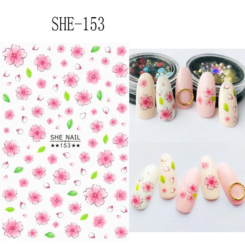 Morixi flower nail decals small daisy rose pink yellow colors 3D manicure big size self glue nail art sticker JM010 
Morixi flower nail decals small daisy rose pink yellow colors 3D manicure big size self glue nail art sticker JM010