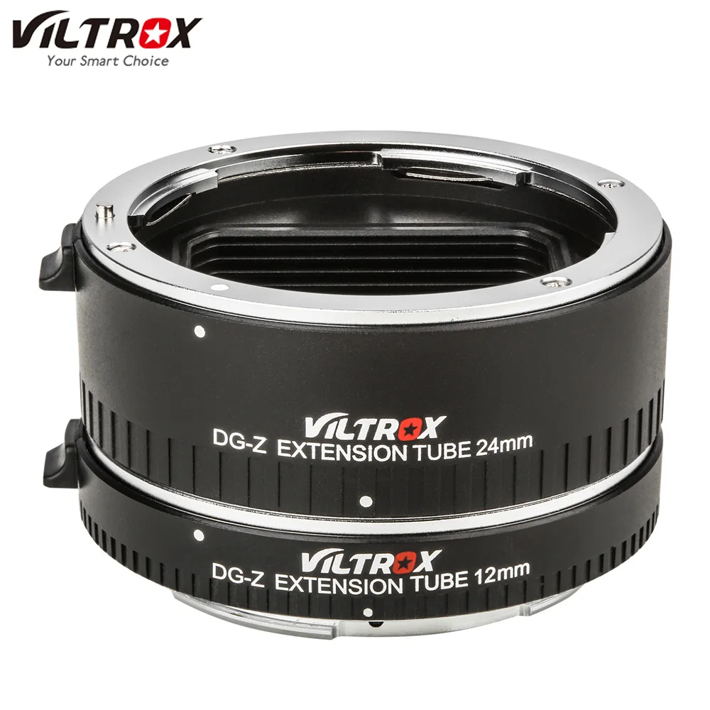 VILTROX DG-Z 12mm + 24mm Lens holder Metal Black Macro Automatic Focusing Macro Adapter Ring for Nikon Z Mount Camera cam
VILTROX DG-Z 12mm + 24mm Lens holder Metal Black Macro Automatic Focusing Macro Adapter Ring for Nikon Z Mount Camera cam