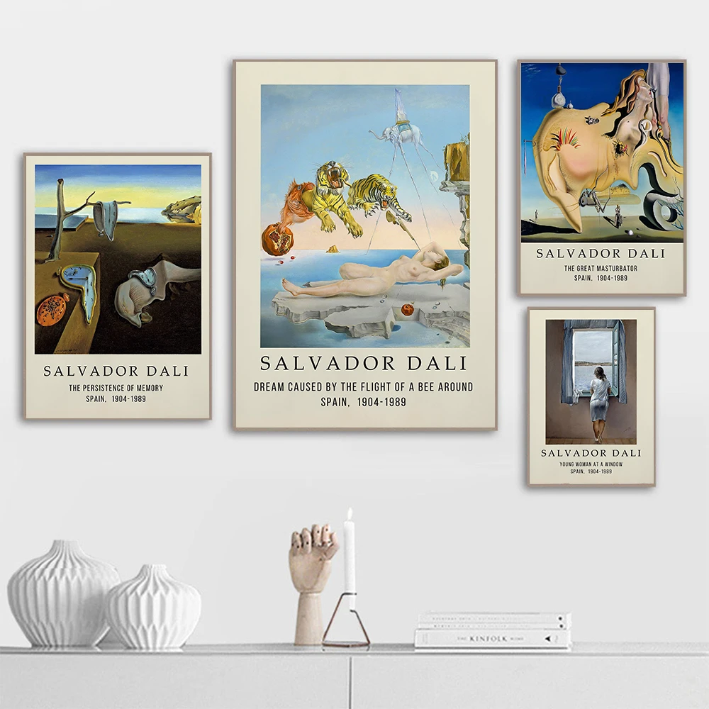 Surrealism Canvas Paintings By Salvador Dali Famous Wall Art Posters and Print Retro Cubism Pictures for Living Room Home Decor
Surrealism Canvas Paintings By Salvador Dali Famous Wall Art Posters and Print Retro Cubism Pictures for Living Room Home Decor