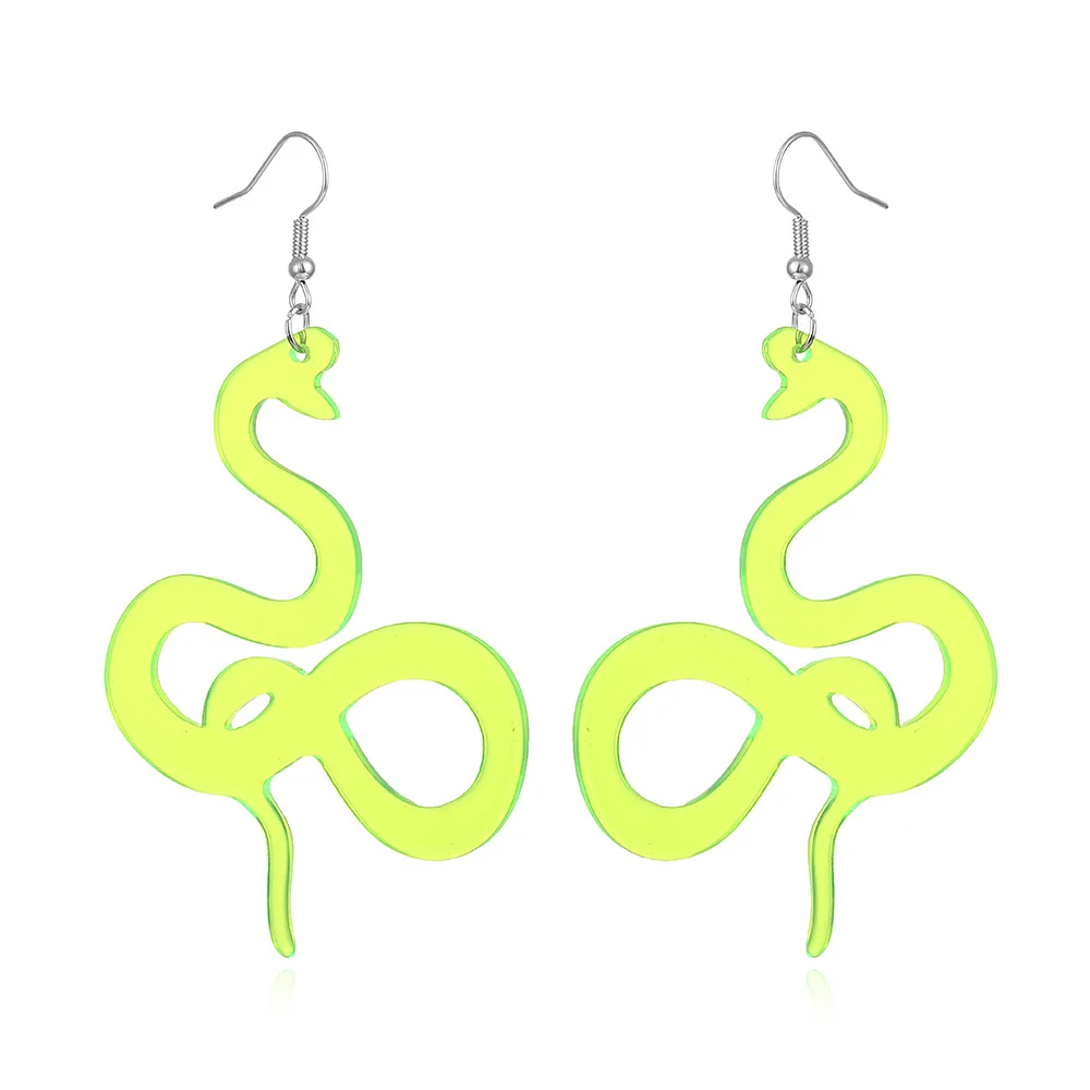 New Stylish Punk Fashion Snake Spiral Drop Earrings Fuchsia Yellow Black Candlelight Design Crystals Jewelry For Women Brincos
New Stylish Punk Fashion Snake Spiral Drop Earrings Fuchsia Yellow Black Candlelight Design Crystals Jewelry For Women Brincos