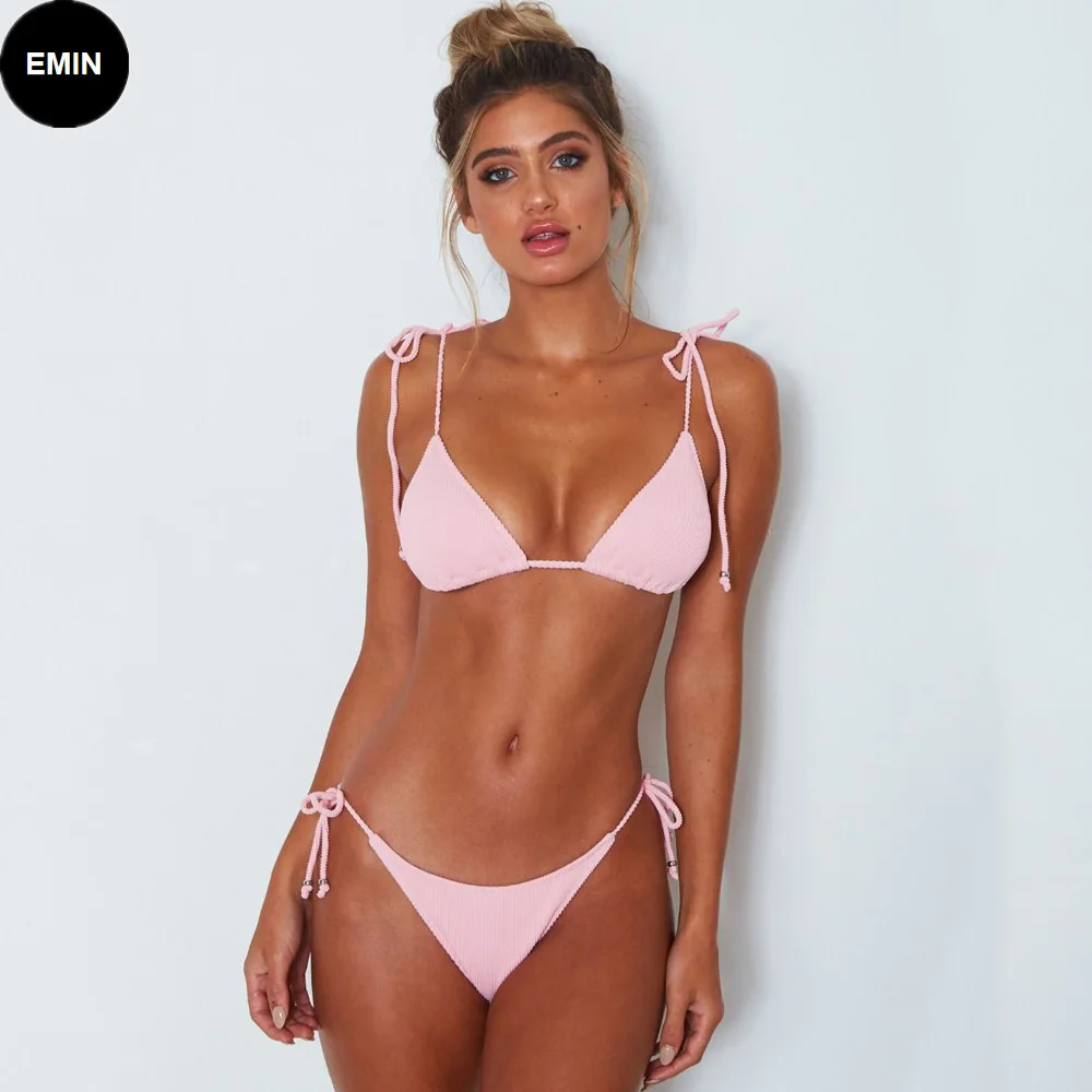 Женское бикини из двух предметов 2020, Женский костюм с бюстгальтером пуш-ап с нагрудными подушечками, однотонный купальник на бретелях, пляж...
Женское бикини из двух предметов 2020, Женский костюм с бюстгальтером пуш-ап с нагрудными подушечками, однотонный купальник на бретелях, пляж...