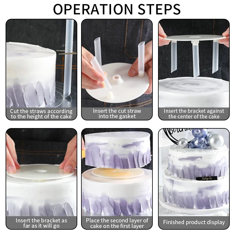 Multi-Layer Cake Support Frame Practical Cake Stands Round Dessert Support Spacer Piling Bracket Kitchen DIY Decorative Tools
Multi-Layer Cake Support Frame Practical Cake Stands Round Dessert Support Spacer Piling Bracket Kitchen DIY Decorative Tools