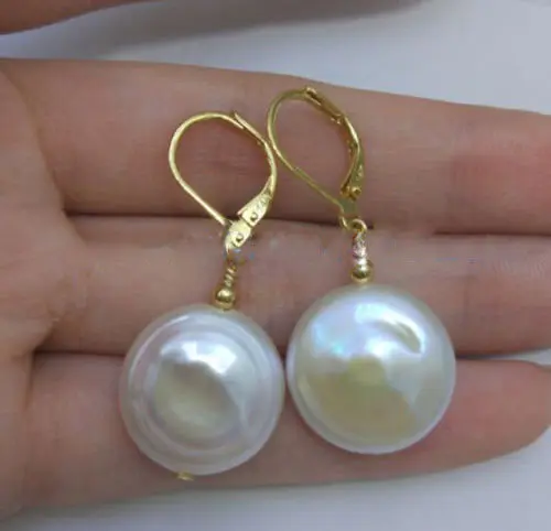 free shipiing Huge 17-18mm White Baroque South Sea Pearl Earrings YELLOW 925silver
free shipiing Huge 17-18mm White Baroque South Sea Pearl Earrings YELLOW 925silver