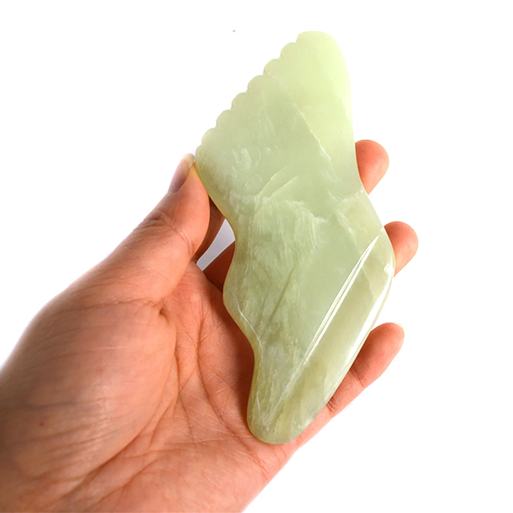 Natural Jade Gua Sha Massager, Xiuyan Guasha Stone, Deep Issue Massage Tool, Suitable for Facial and Body Scraper
Natural Jade Gua Sha Massager, Xiuyan Guasha Stone, Deep Issue Massage Tool, Suitable for Facial and Body Scraper