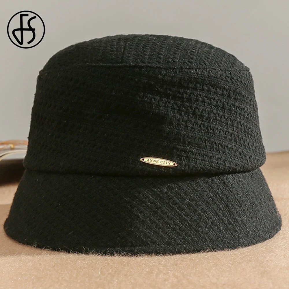 FS Luxury Women Autumn Winter Warm Hats Solid Knitted Fedora Hat Foldable Bucket Cap Ladies Cloche Bowler Elegant Church Caps
FS Luxury Women Autumn Winter Warm Hats Solid Knitted Fedora Hat Foldable Bucket Cap Ladies Cloche Bowler Elegant Church Caps