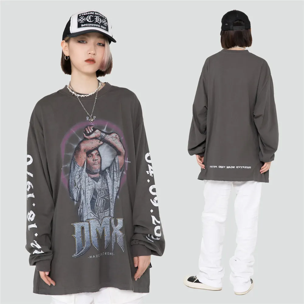 Long Sleeve Cotton Tees for Men T-shirts Streetwear Hip Hop Harajuku Player Character Print Casual Loose Tshirts Hipster Tops 
Long Sleeve Cotton Tees for Men T-shirts Streetwear Hip Hop Harajuku Player Character Print Casual Loose Tshirts Hipster Tops