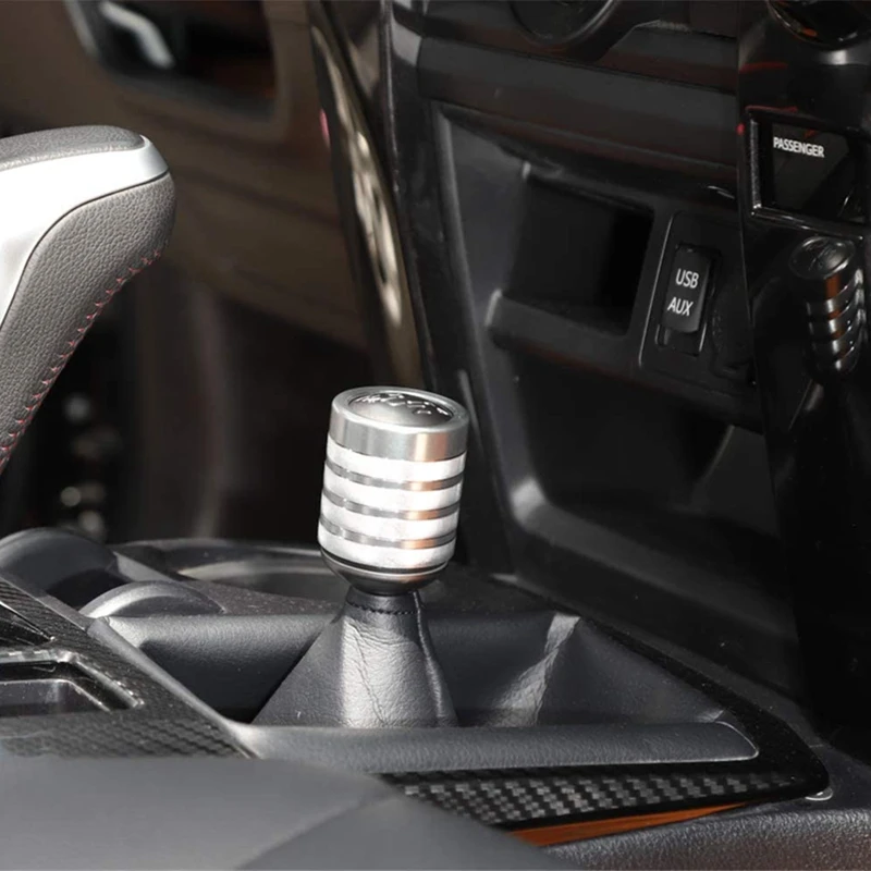 Gear Shifter Knob Stick Head Lever Cover Trim Decorative Frame Car Interior Accessories for Toyota 4Runner 2010+ Silver
Gear Shifter Knob Stick Head Lever Cover Trim Decorative Frame Car Interior Accessories for Toyota 4Runner 2010+ Silver