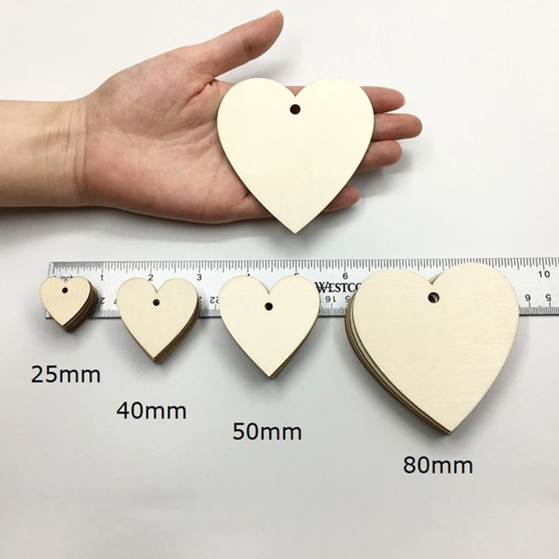 Handmade Wooden Love Heart Shaped Wedding Holiday Decorations Scrapbooking Wood Crafts DIY Birthday Party Supplies 
Handmade Wooden Love Heart Shaped Wedding Holiday Decorations Scrapbooking Wood Crafts DIY Birthday Party Supplies