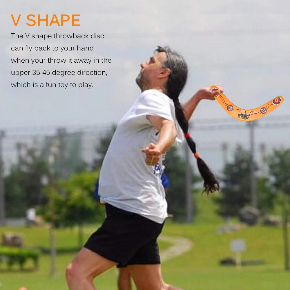 Toys Throwing Flying Disc Shaped Boomerang Outdoor Games Throwback Kids Kangaroo Returning Catch Outdoor Children Game Toys
Toys Throwing Flying Disc Shaped Boomerang Outdoor Games Throwback Kids Kangaroo Returning Catch Outdoor Children Game Toys