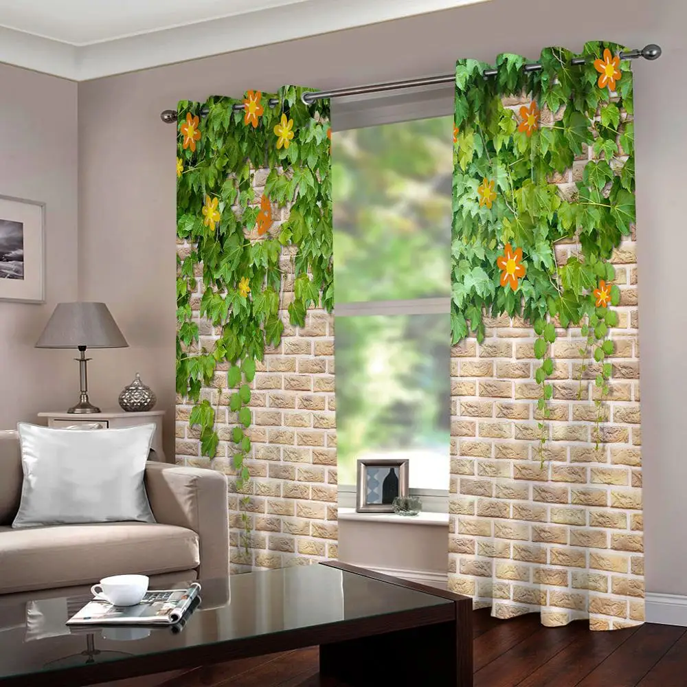Blackout 3D Curtains green leaf Curtains For Living Room Luxury Children Bathroom Kitchen Curtain Drapes
Blackout 3D Curtains green leaf Curtains For Living Room Luxury Children Bathroom Kitchen Curtain Drapes