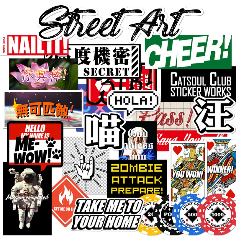 Street Art Graffiti Tide Brand Luggage Sticker Original Classic Toys Skateboard Guitar Individuality Decals DIY Decoration 26pcs
Street Art Graffiti Tide Brand Luggage Sticker Original Classic Toys Skateboard Guitar Individuality Decals DIY Decoration 26pcs