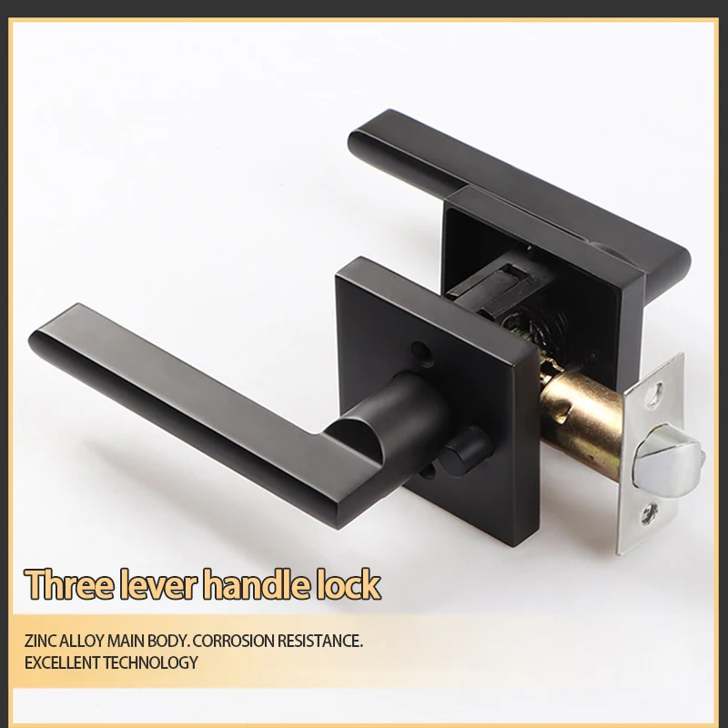 Door Lock Handle Lock High-grade Zinc Alloy Handle Lock Three-bar Handle Lock Door Lock Bedroom Bathroom Hardware Accessories
Door Lock Handle Lock High-grade Zinc Alloy Handle Lock Three-bar Handle Lock Door Lock Bedroom Bathroom Hardware Accessories