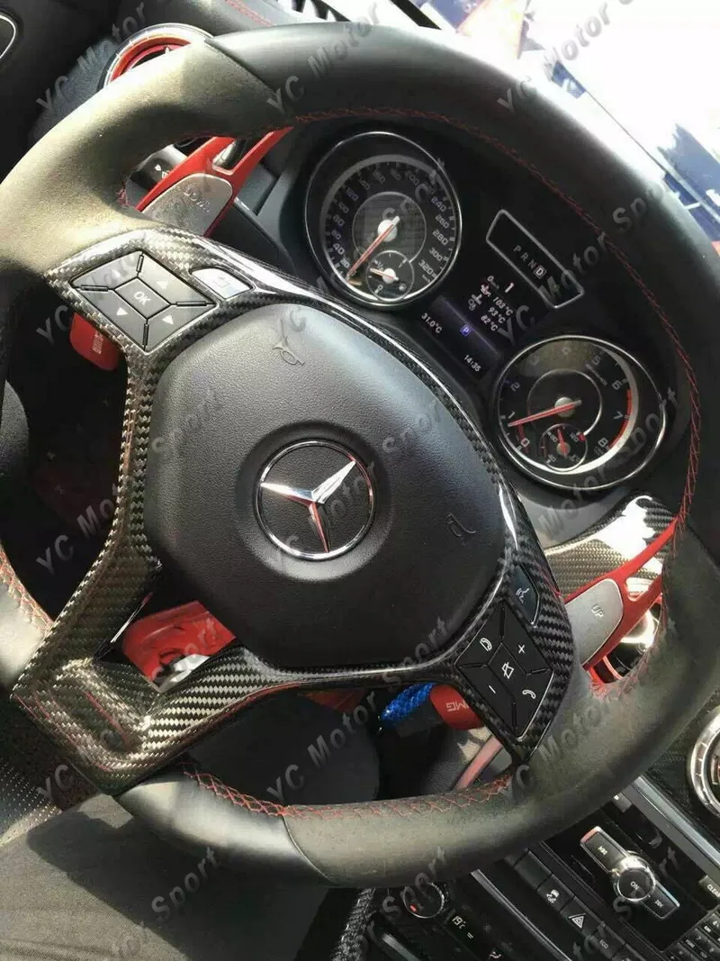 Dry Carbon Fiber Steering Wheel Cover Fit For 11-16 MB A-E CLA CLS SLK GLK Class CLA45 W176 W246 W204 W117 W212 R172 R231 X204
Dry Carbon Fiber Steering Wheel Cover Fit For 11-16 MB A-E CLA CLS SLK GLK Class CLA45 W176 W246 W204 W117 W212 R172 R231 X204