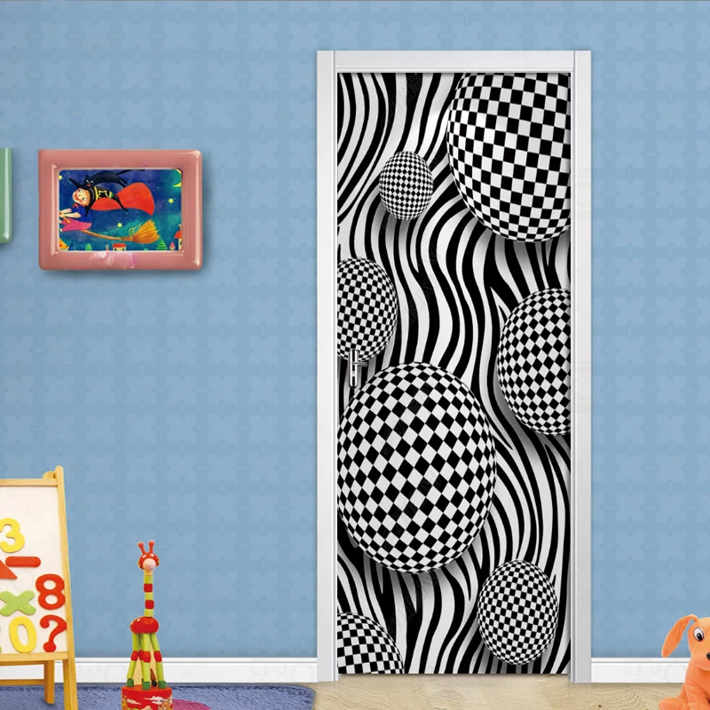 2 Pcs/Set Masek Zebra Pattern Sphere 3D Wall Door Sticker Self-adhesive Waterproof Wallpaper Decals Home Decor Door Wall Sticker
2 Pcs/Set Masek Zebra Pattern Sphere 3D Wall Door Sticker Self-adhesive Waterproof Wallpaper Decals Home Decor Door Wall Sticker