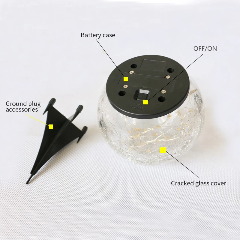 Solar Light LED Glass Ball Lamp Decoration for Outdoor Garden Fairy Decoration Light Waterproof Ground Yard Lawn Buried Lighting
Solar Light LED Glass Ball Lamp Decoration for Outdoor Garden Fairy Decoration Light Waterproof Ground Yard Lawn Buried Lighting