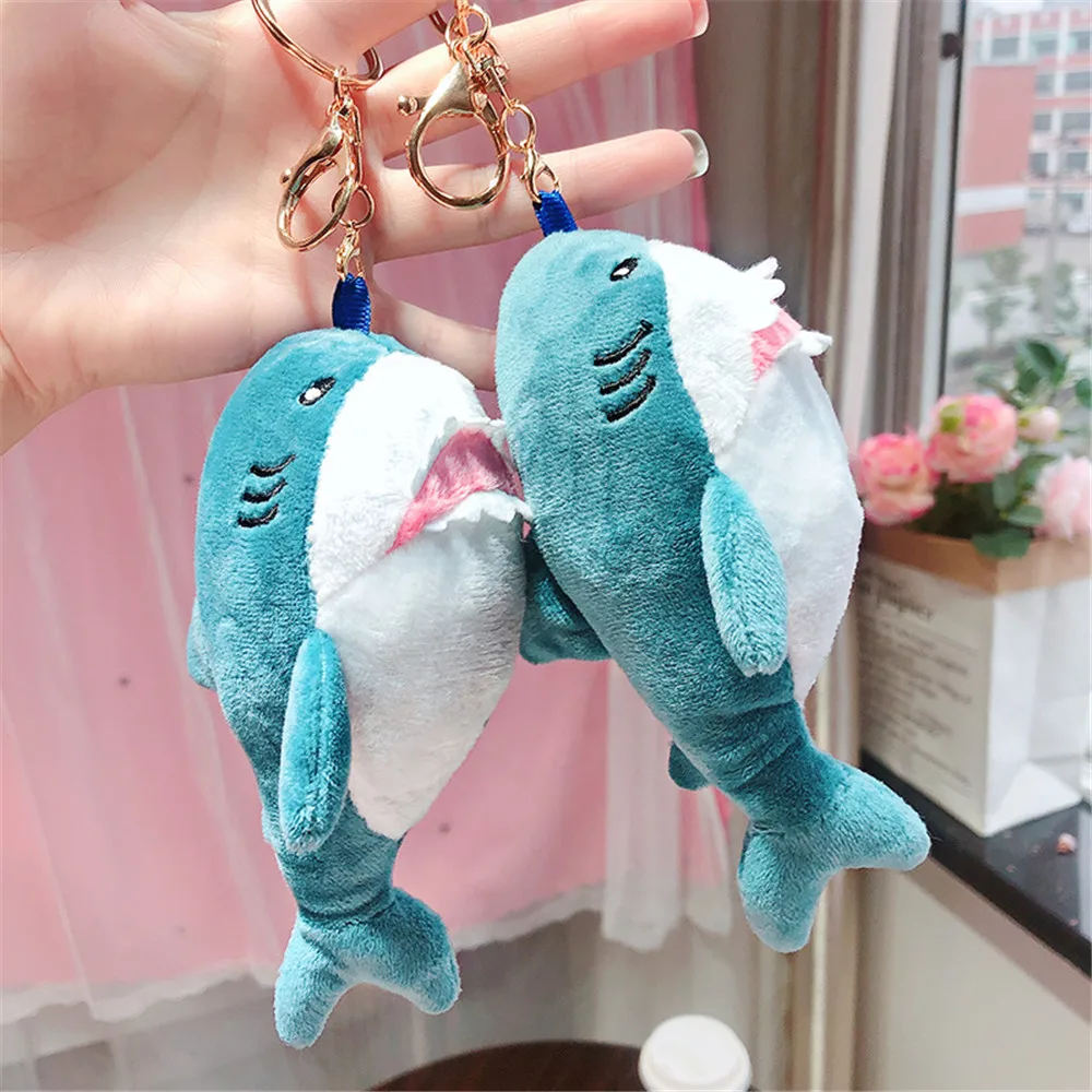 Cute Simulation Shark Plush Key Chain Pendant Toys Soft Cartoon Auto Car Key Ring Holder Backpack Keyring Keychain Bag Pendant
Cute Simulation Shark Plush Key Chain Pendant Toys Soft Cartoon Auto Car Key Ring Holder Backpack Keyring Keychain Bag Pendant
