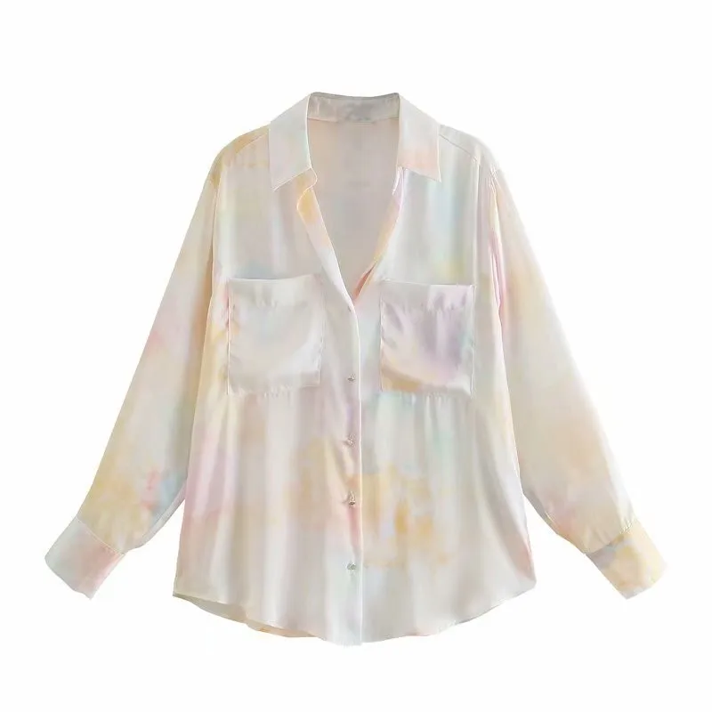 Женская атласная рубашка Za, повседневная винтажная блузка с длинными рукавами, передними накладными карманами и металлическими пуговицами...
Женская атласная рубашка Za, повседневная винтажная блузка с длинными рукавами, передними накладными карманами и металлическими пуговицами...