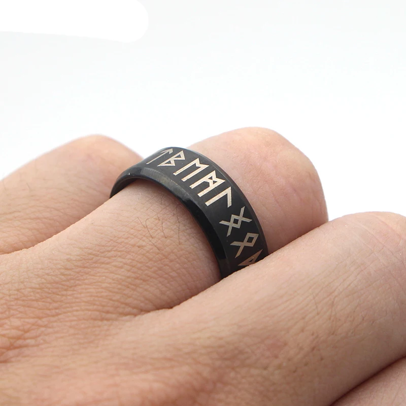 DZ1163 316L Stainless Steel Odin Norse Viking Amulet Rune Men Women Ring Fashion Words RETRO Rings Jewelry
DZ1163 316L Stainless Steel Odin Norse Viking Amulet Rune Men Women Ring Fashion Words RETRO Rings Jewelry