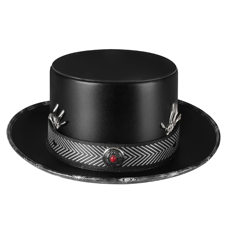 Masquerade Hat for Men Women Cosplay Retro Steampunk Leather Halloween Top Hat Nightclub Party Supplies N0PA
Masquerade Hat for Men Women Cosplay Retro Steampunk Leather Halloween Top Hat Nightclub Party Supplies N0PA