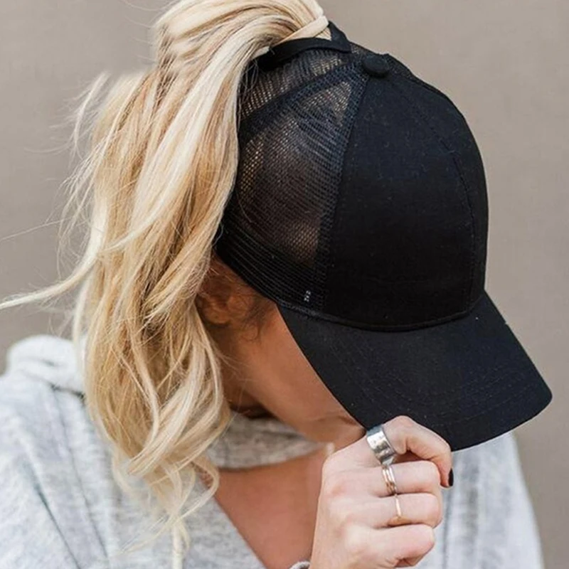 GAOKE 2021 new ponytail baseball cap summer women's adjustable black hat messy cap casual cotton girl Snapback mesh cap
GAOKE 2021 new ponytail baseball cap summer women's adjustable black hat messy cap casual cotton girl Snapback mesh cap