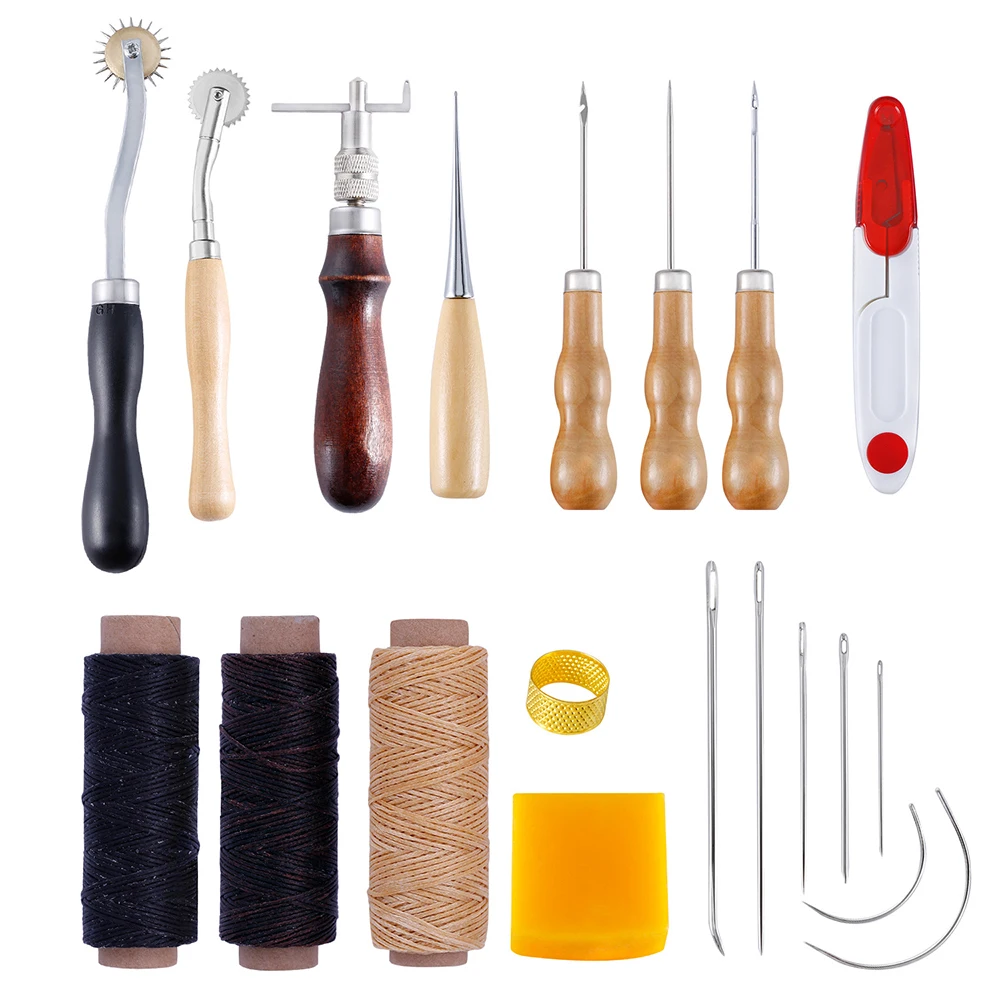 20pcs/Set Leather Craft Tools Set DIY Leather Sewing Tools For Hand Sewing Stitching Leather Craft DIY Leather Working Beginners
20pcs/Set Leather Craft Tools Set DIY Leather Sewing Tools For Hand Sewing Stitching Leather Craft DIY Leather Working Beginners