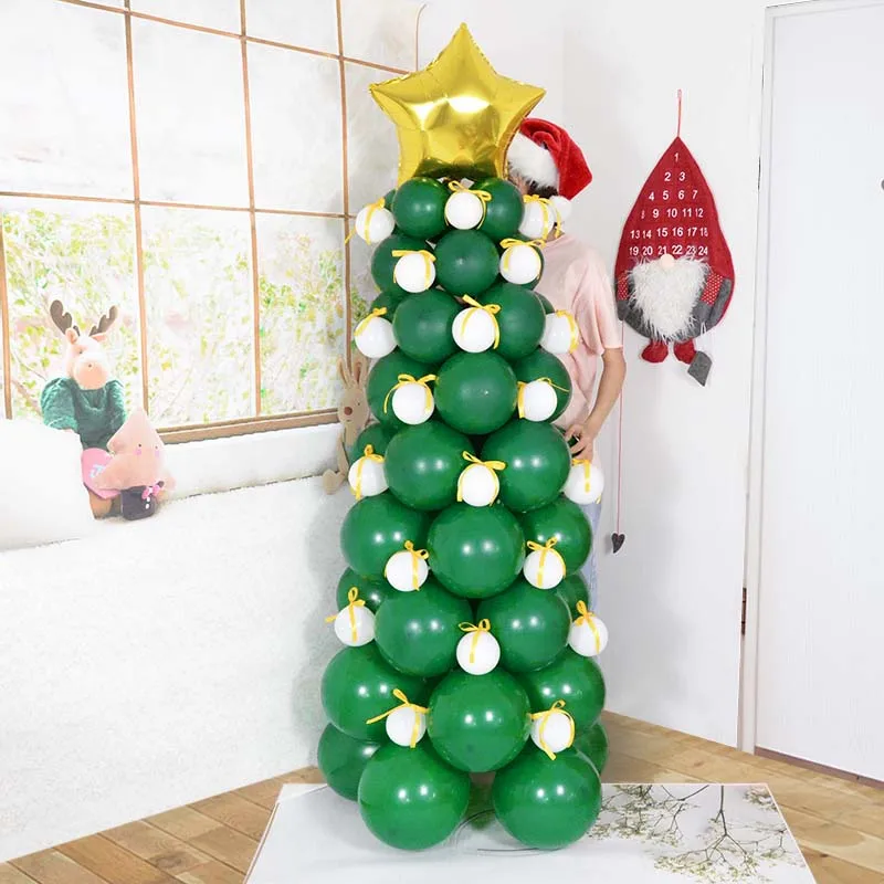 95Pcs/Set Green Balloon Set Christmas Tree Latex Balloons DIY Layout Star Foil Ballon Home Birthday Party Supplies Navidad Decor
95Pcs/Set Green Balloon Set Christmas Tree Latex Balloons DIY Layout Star Foil Ballon Home Birthday Party Supplies Navidad Decor