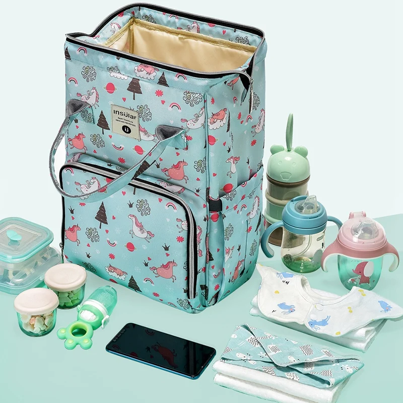Insular Baby Diaper Bag Backpack Maternity Moms Nursing Bag Large Capacity Waterproof Baby Stroller Travel Nappy Bag
Insular Baby Diaper Bag Backpack Maternity Moms Nursing Bag Large Capacity Waterproof Baby Stroller Travel Nappy Bag