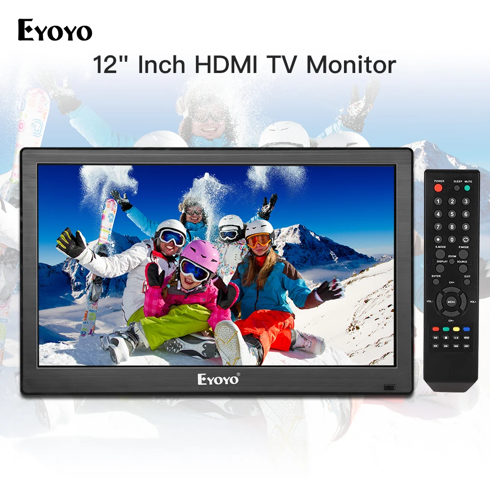 Eyoyo 12 "EM12F ПК МОНИТОР 1920x1080 IPS ЖК-экран FHD монитор HDMI VGA AV USB Pantalla для камеры