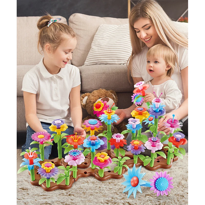 104 PCS Garden Flower Building Toy Garden Build Blocks Non-Toxic BPA Free ABS Plastic Educational Kids Toy for Children
104 PCS Garden Flower Building Toy Garden Build Blocks Non-Toxic BPA Free ABS Plastic Educational Kids Toy for Children