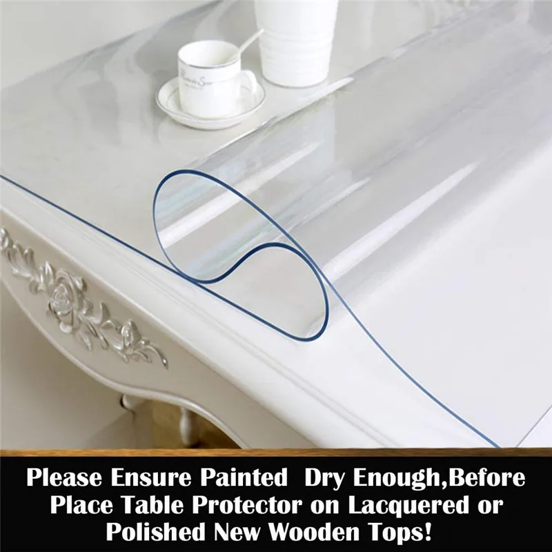 130X130cm Thick 1mm PVC Transparent Tablecloth Waterproof Table Cover Oil-proof Soft Glass Protect kitchen Dinning Table
130X130cm Thick 1mm PVC Transparent Tablecloth Waterproof Table Cover Oil-proof Soft Glass Protect kitchen Dinning Table