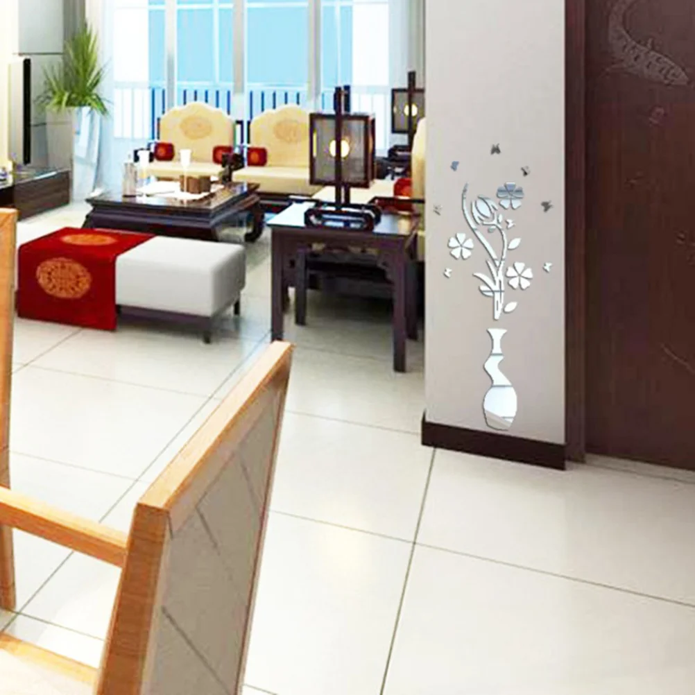 3D Acrylic Wall Sticker Flower and Vase Mirror Sticker Eco-friendly Wall Decals for Bedroom Living Room Bathroom
3D Acrylic Wall Sticker Flower and Vase Mirror Sticker Eco-friendly Wall Decals for Bedroom Living Room Bathroom