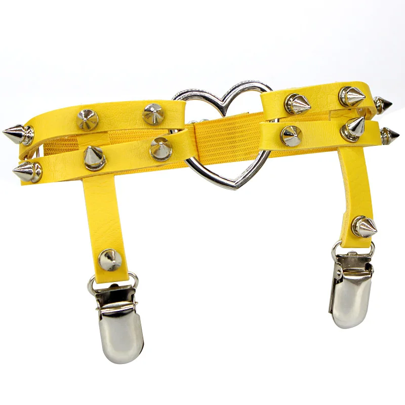Female Women Sexy Harajuku Elasticity Heart Faux Leather Harness Tight Suspender Punk Strap Leg Ring Garter Belts Bondage gothic
Female Women Sexy Harajuku Elasticity Heart Faux Leather Harness Tight Suspender Punk Strap Leg Ring Garter Belts Bondage gothic