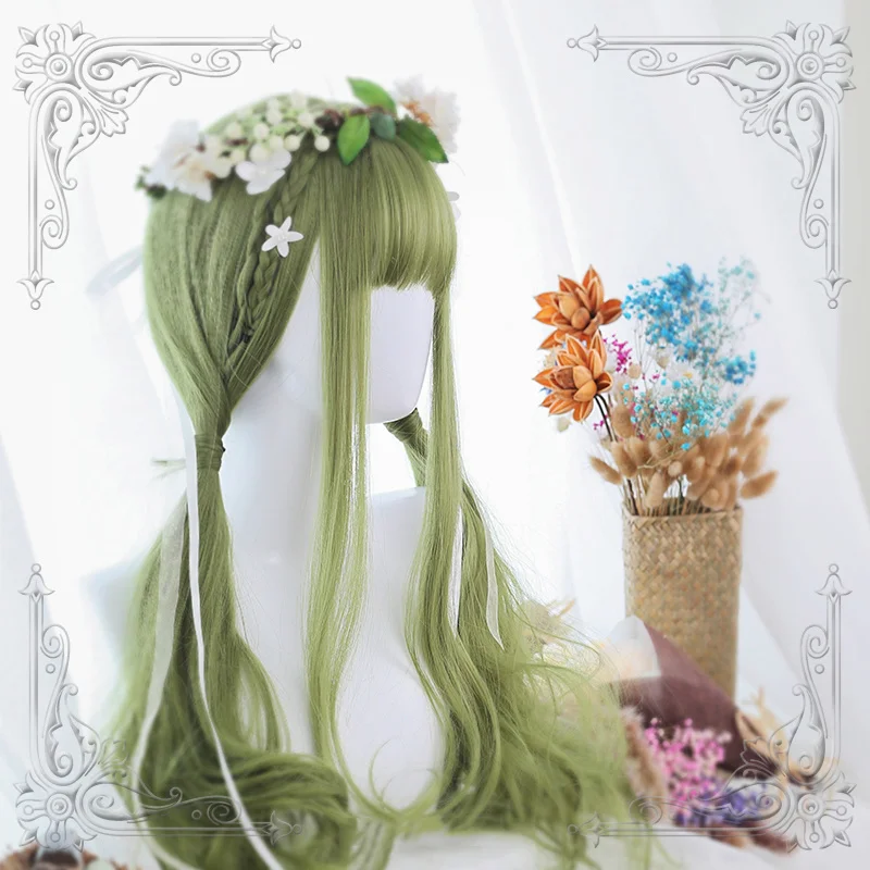 High Quality Lolita Green Lemon Daily Girl 65CM+ Long Wig Cosplay Party
High Quality Lolita Green Lemon Daily Girl 65CM+ Long Wig Cosplay Party