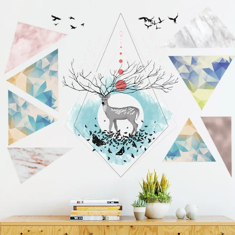Nordic Ins Style Geometry Mountain Vinyl Wall Stickers Art Living Room Bedroom Wall Decals Teenager Room Decor Aesthetic Poster
Nordic Ins Style Geometry Mountain Vinyl Wall Stickers Art Living Room Bedroom Wall Decals Teenager Room Decor Aesthetic Poster