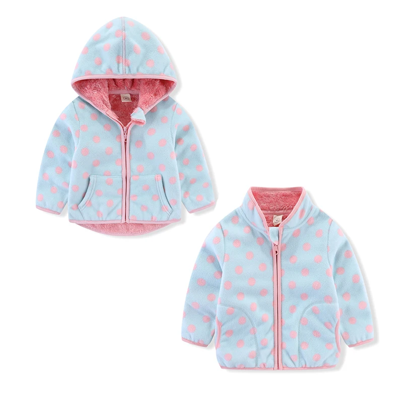 Jumping Meters New Girls Jackets Coats With Dots Zipper Toddler Autumn Winter Outwear Fashion Children's Girls Hooded Coats
Jumping Meters New Girls Jackets Coats With Dots Zipper Toddler Autumn Winter Outwear Fashion Children's Girls Hooded Coats