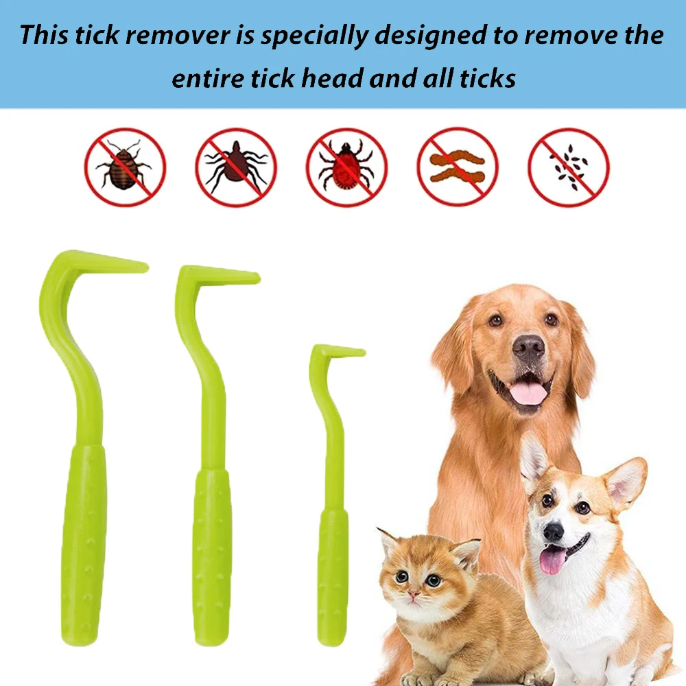 3pcs pet cleaning supplies to repel ticks, fleas and lice tools for cats and dogs to remove fleas and tick hooks J4C0001
3pcs pet cleaning supplies to repel ticks, fleas and lice tools for cats and dogs to remove fleas and tick hooks J4C0001