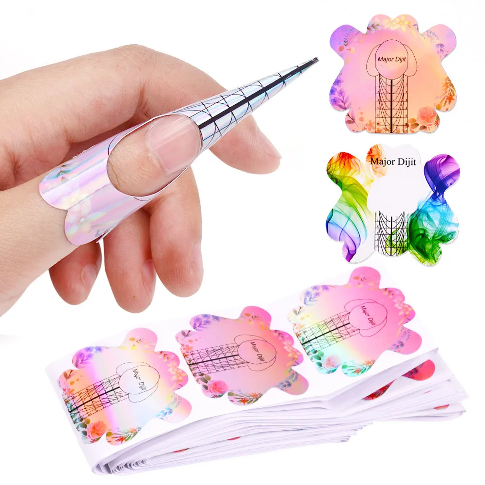 100pcs/set Thickened Nail Form Tips Acrylic UV Gel Extension Curl Form Builder Gel Sticker Nail Art Guide Mold Manicure Stencil
100pcs/set Thickened Nail Form Tips Acrylic UV Gel Extension Curl Form Builder Gel Sticker Nail Art Guide Mold Manicure Stencil