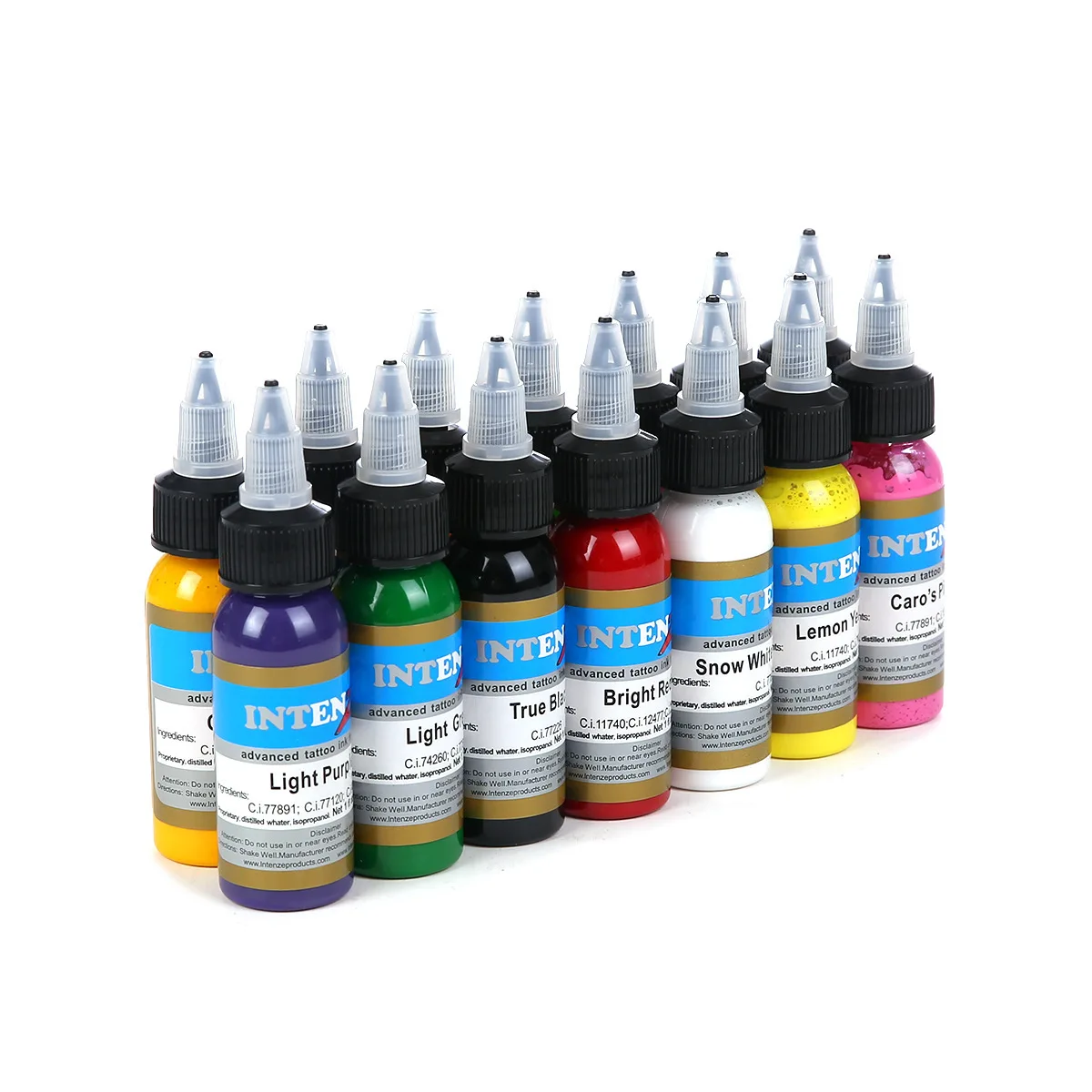 Tattoo pigment professional coloring consumables domestic Yindansi 14-color tattoo color ink pigment.
Tattoo pigment professional coloring consumables domestic Yindansi 14-color tattoo color ink pigment.