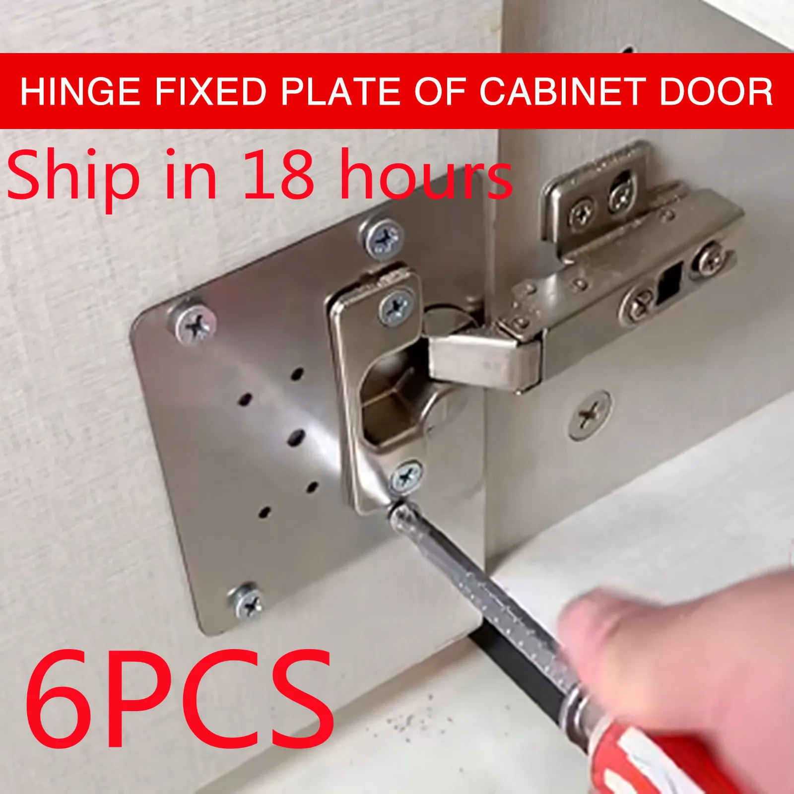 Kitchen Cupboard Door Hinge Repair Kit Cabinet Hinge Repair Side Panels Mount Kitchen Door Hinge Repair Plates 1/2/4/6PCS
Kitchen Cupboard Door Hinge Repair Kit Cabinet Hinge Repair Side Panels Mount Kitchen Door Hinge Repair Plates 1/2/4/6PCS