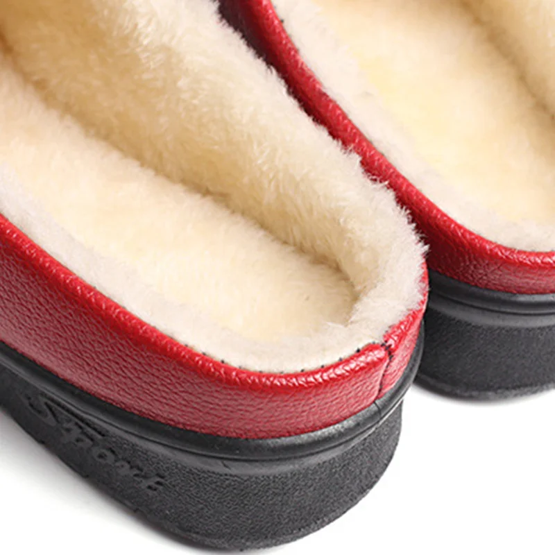 Women Winter Slippers PU Leather Ladies Warm Plush Cottom Women's Indoor Home House Slippers Female Shoes Platform 2021 New
Women Winter Slippers PU Leather Ladies Warm Plush Cottom Women's Indoor Home House Slippers Female Shoes Platform 2021 New